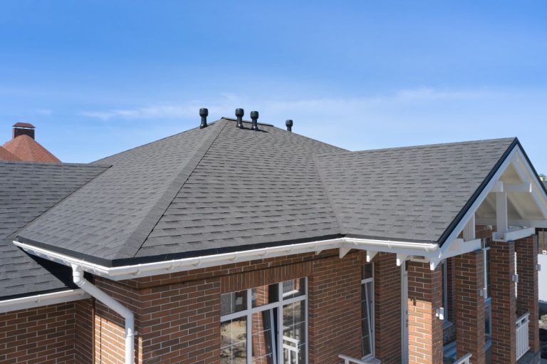 House roof with asphalt shingles in North Oaks
