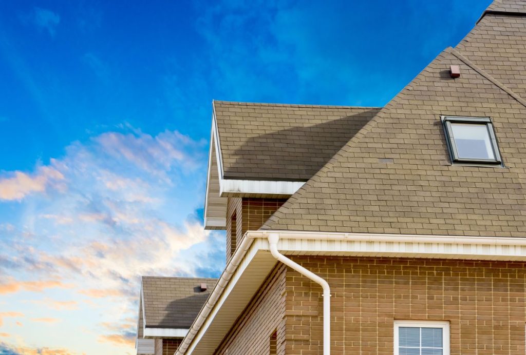 house with a gable roof window, North Oaks